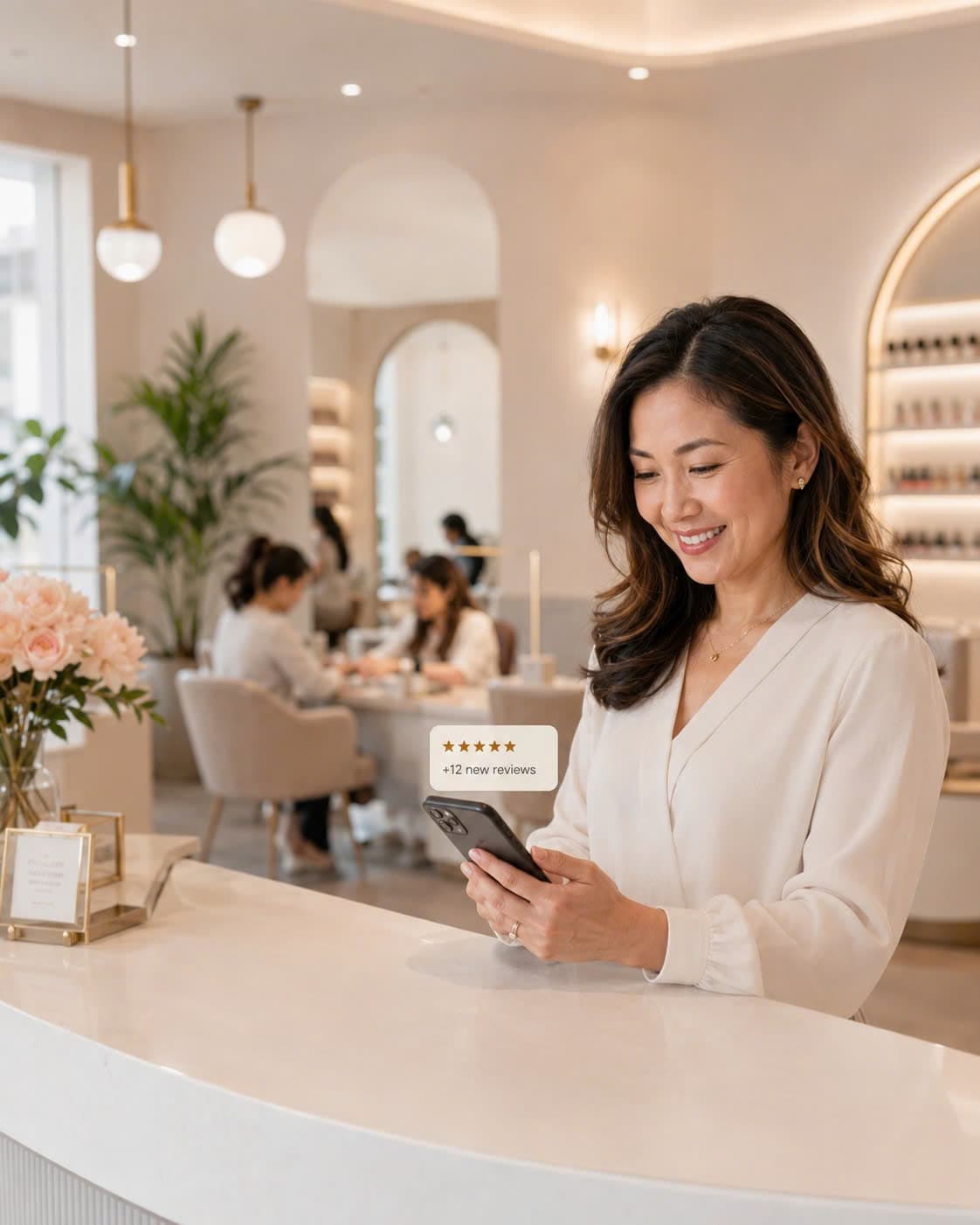 Tăng và quản lý đánh giá Google 5 sao cho tiệm nail
